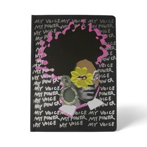 Target | Ruled Journal 8"x10" | Blu 'My Voice My Power' | Pink & Black